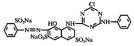structure  of reactive red 3