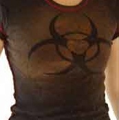 biohazard bleach stencil example