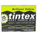Tintex Easy Fabric Dye requires very hot water and will cause shrinkage.