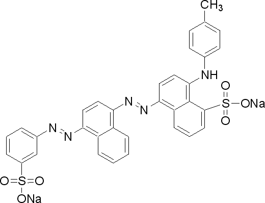 C.I. acid blue 120 (structure from Sigma Aldritch)