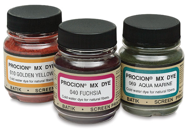 http://www.pburch.net/dyeing/Store/JacquardProcionDyes.shtml