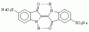 chemical structure of Saxon blue
