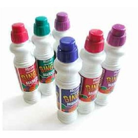 Bingo Markers do not contain dye!