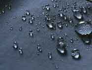 A Durable Water Repellent dfinish will repell not only water but also dye and paint.