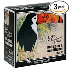 Natural Black Hair Dye - Black Henna (Indigoferae, Flium and Lawsonia Inermis)