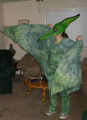 green LWI pteranodon costume