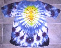 picture
of a mandala tie-dyed t-shirt