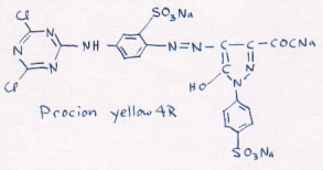 structure
ofyellow 4R