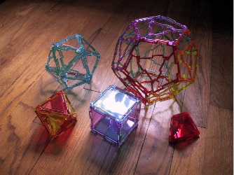 five platonic solids
