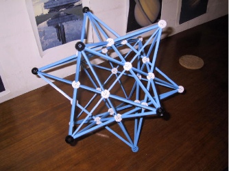 a stellated dodecahedron is a nice 3D star