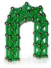 arch made of green SuperMag